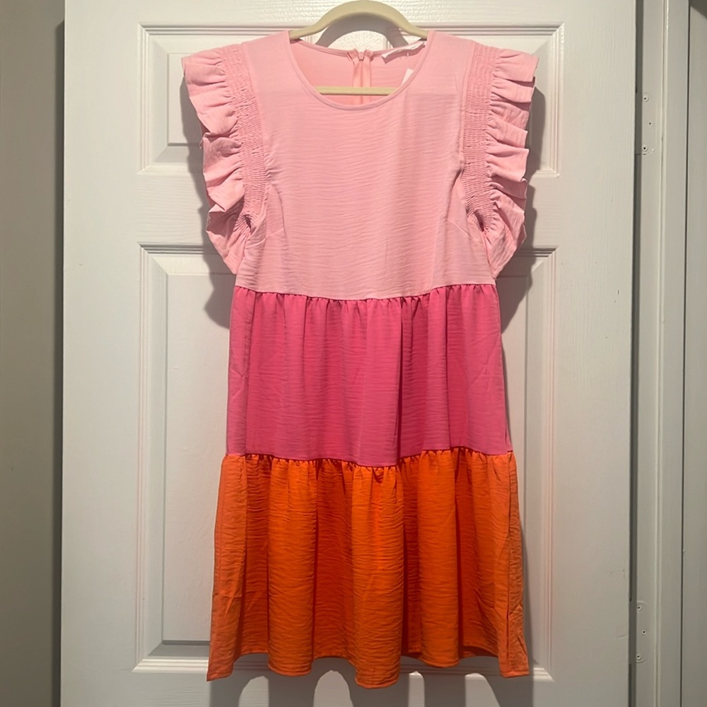 Tri Color Michelle McDowell “Everly” Dress